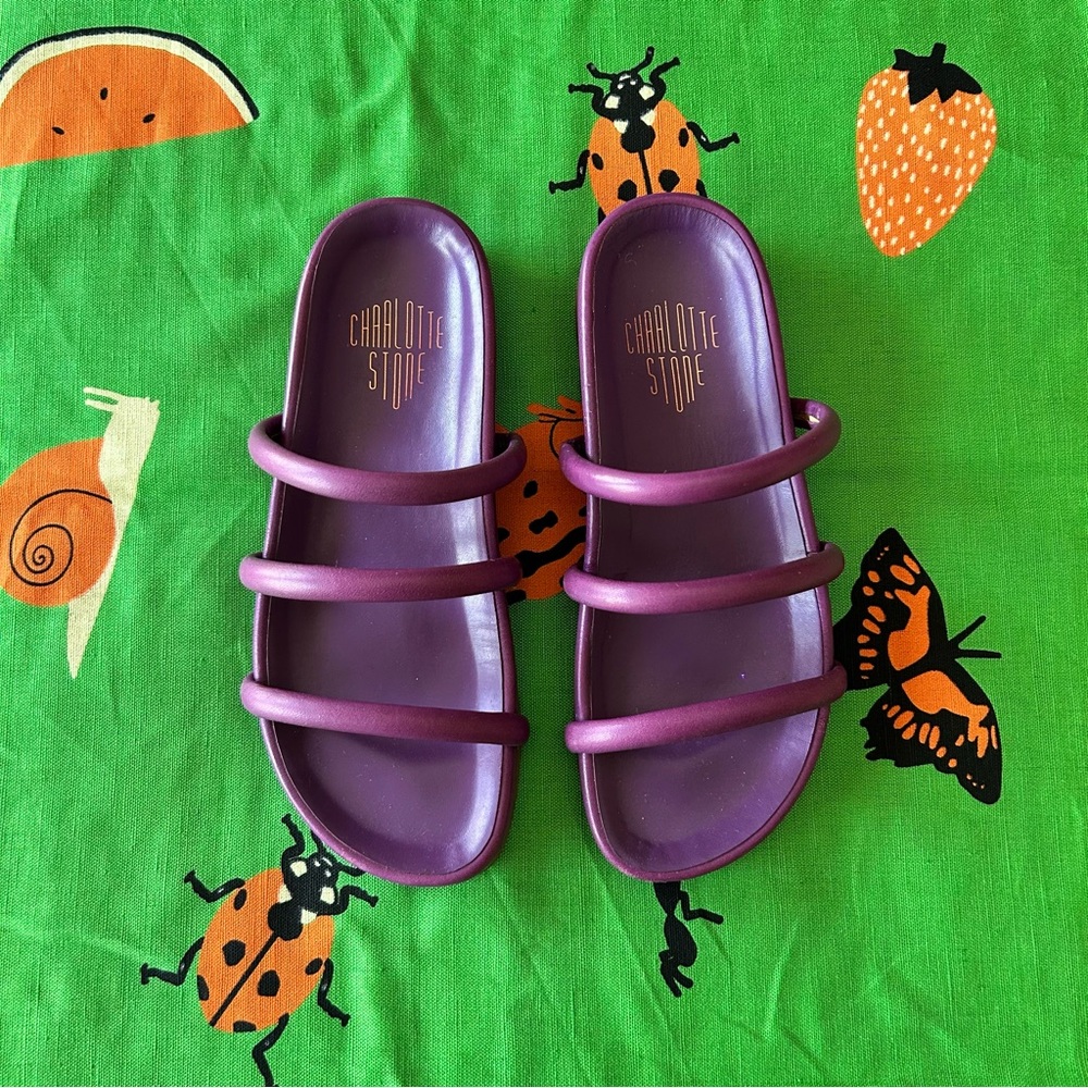 Charlotte Stone Dolly Sandals - Hyacinth
